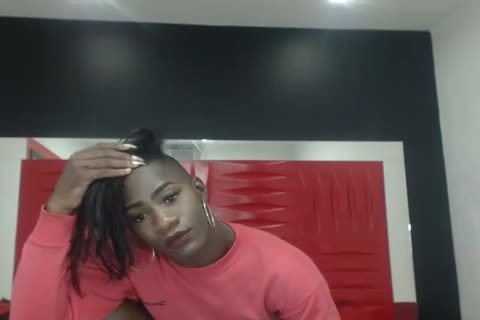 black dilettante ladyboy butt fucking oriental shemale With dildo