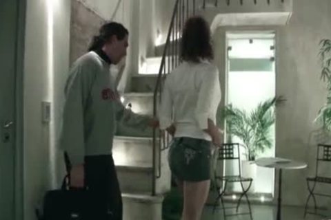 tranny Suprise lad With penis And Let Her wazoo nail out of jo-bag And cum Inside