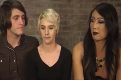 trio WITH A asian TRANGENDER WOMAN