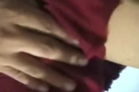 legal age teenager lady-man Jerk Herself Off while receive Kissed In Her Neck