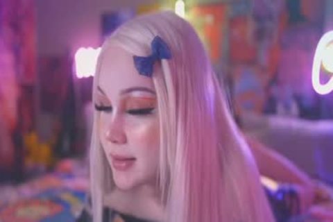 blonde 18YO TS butthole fake penis pounding