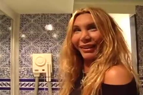 young shemale Painfully anal nailed