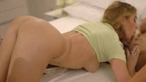 Arouse lady-man And Her whore Girlfriend have a enjoyment 69 Position