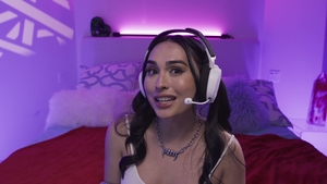 Transfixed: Dark Haired Trans in Doggy Style Action