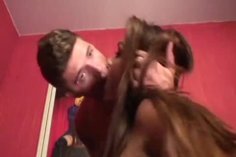 Babeback gets fucked By large penis shemale