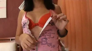lad pounds A Flat Chested Ladyboy In All Poses